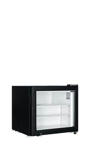 TEFCOLD UF50G Black Glass Door Display Freezer