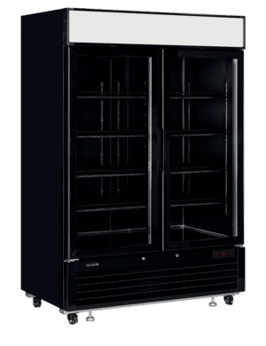 TEFCOLD LGF5000 BLACK Glass Door Display Freezer