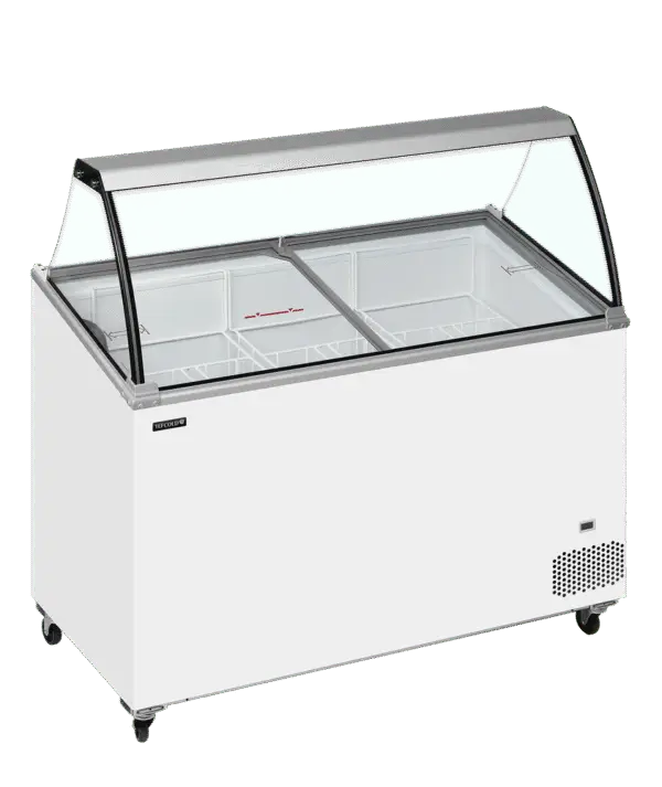 TEFCOLD IC401SCE + CANOPY Scoop Ice Cream Display