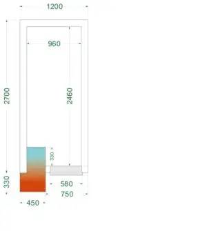 TEFCOLD CRNF1227 Freezer Room