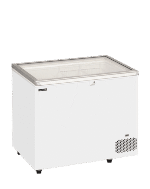 TEFCOLD ST300 Hinged Glass Lid Chest Freezer