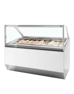 ISA MILLENNIUM ST18 Ventilated Scoop Ice Cream Display