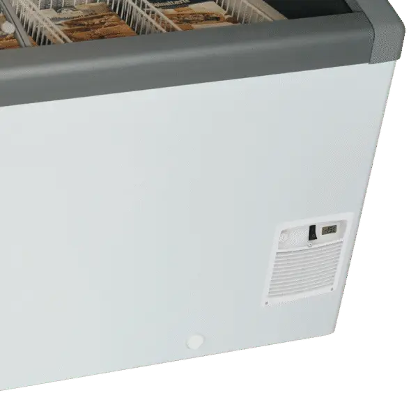 Elcold FOCUS 131 (ECO DESIGN) Sliding Curved Glass Lid Chest Freezer - Image 3
