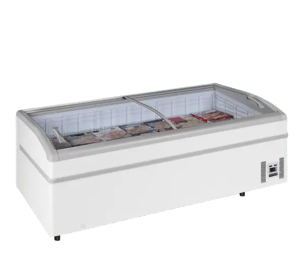 TEFCOLD SUPER 220DE White High Vision Supermarket Freezer