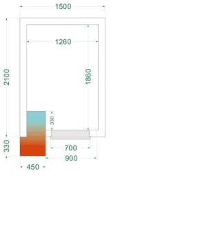 TEFCOLD CRNF1521 Freezer Room