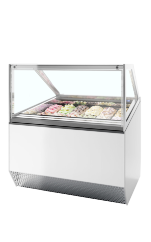 ISA MILLENNIUM ST12 Ventilated Scoop Ice Cream Display