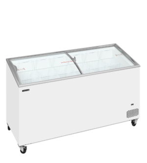 TEFCOLD IC501SCEB Sliding Curved Glass Lid Chest Freezer