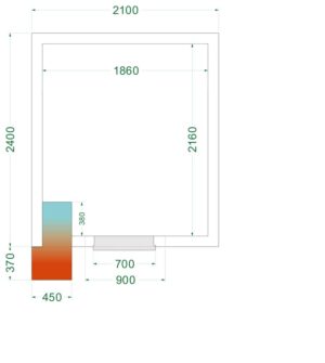 TEFCOLD CRNF2124 Freezer Room