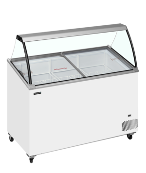 TEFCOLD IC401SCE + CANOPY Scoop Ice Cream Display