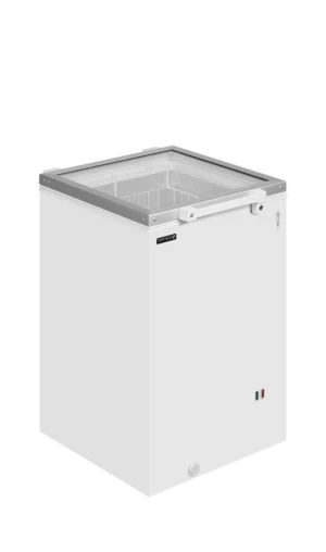 TEFCOLD ST160 Hinged Glass Lid Chest Freezer