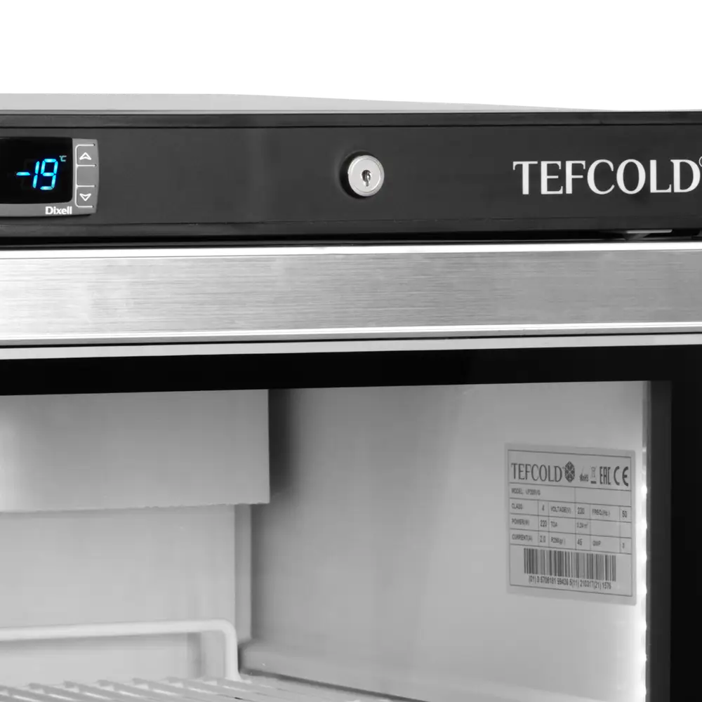 TEFCOLD UF200VSG Glass Door Display Freezer - Image 4