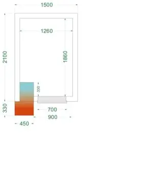 TEFCOLD CRNF1521 Freezer Room