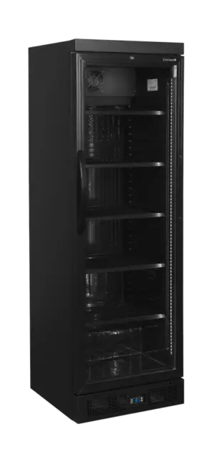 TEFCOLD CEV435 BLACK Glass Door Merchandiser