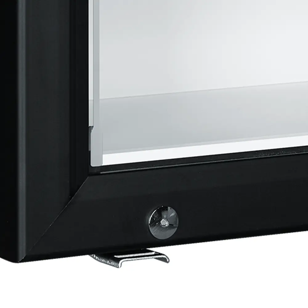TEFCOLD UF50G Black Glass Door Display Freezer - Image 3