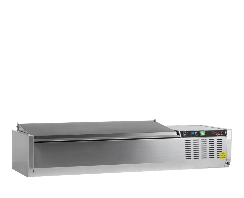 G-Line by TEFCOLD GVC33-120 S/S Gastronorm Topping Shelf With Lid