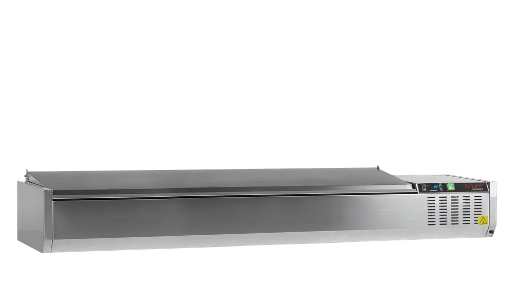 G-Line by TEFCOLD GVC33-200 S/S Gastronorm Topping Shelf With Lid