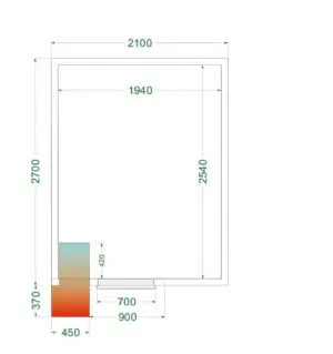 TEFCOLD CRPF2127 Chiller Room