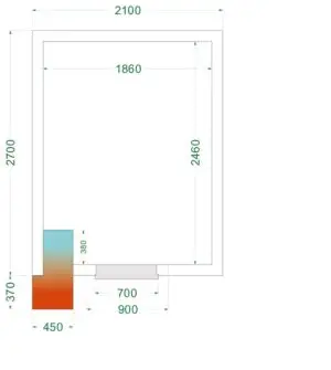 TEFCOLD CRNF2127 Freezer Room
