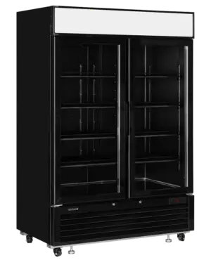 TEFCOLD LGC5000 Black Glass Door Merchandiser