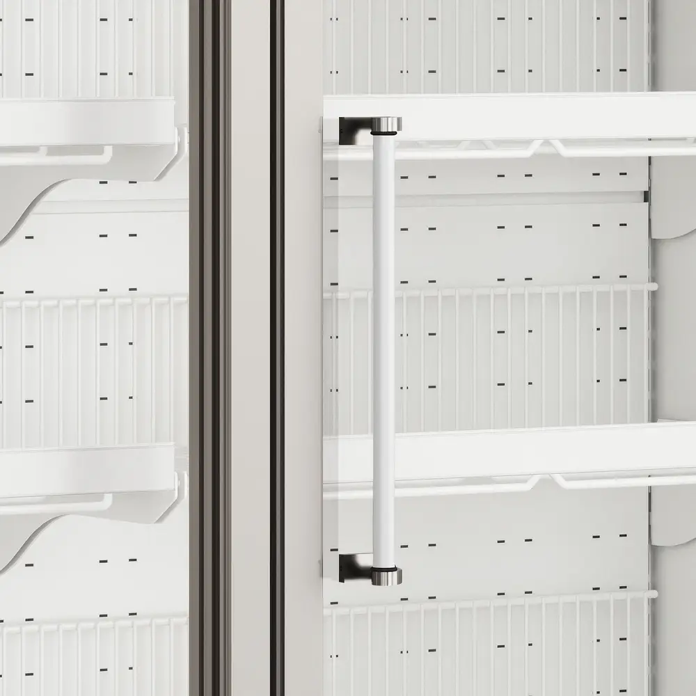 TEFCOLD Galaxy+ GPF2D White Glass Door Freezer - Image 4