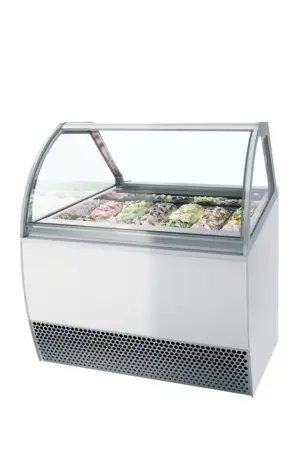 ISA MILLENNIUM LX12 Ventilated Scoop Ice Cream Display