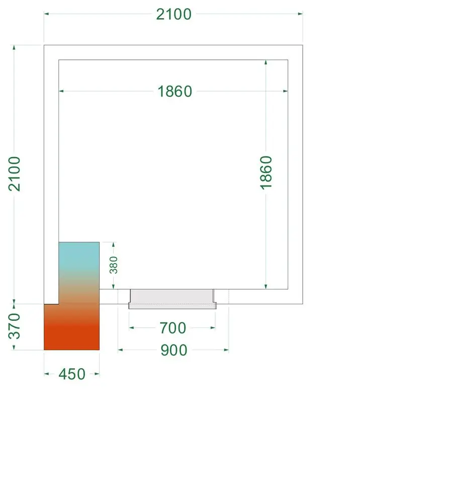 TEFCOLD CRNF2121 Freezer Room