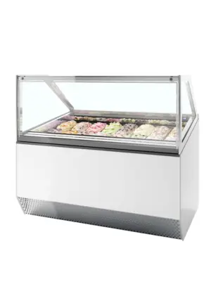 ISA MILLENNIUM ST16 Ventilated Scoop Ice Cream Display