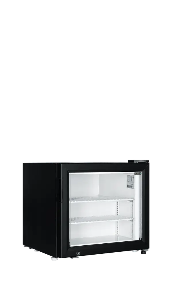 TEFCOLD UF50G Black Glass Door Display Freezer