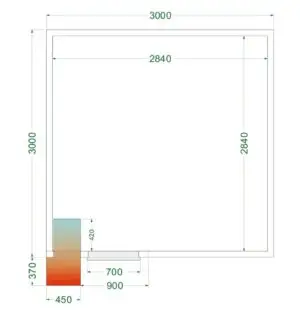 TEFCOLD CRPF3030 Chiller Room