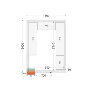 TEFCOLD Shelf Rack System Kit CRPF1824