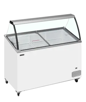TEFCOLD IC401SCE + CANOPY Scoop Ice Cream Display