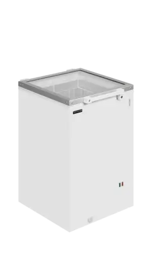TEFCOLD ST160 Hinged Glass Lid Chest Freezer