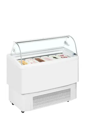 ISA FIJI 6 Ventilated Scoop Ice Cream Display