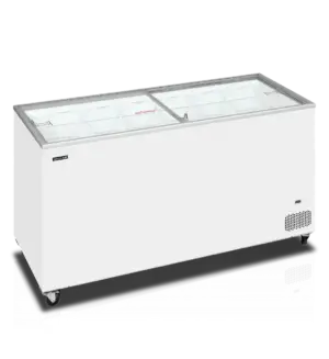 TEFCOLD IC501SC Sliding Flat Glass Lid Chest Freezer