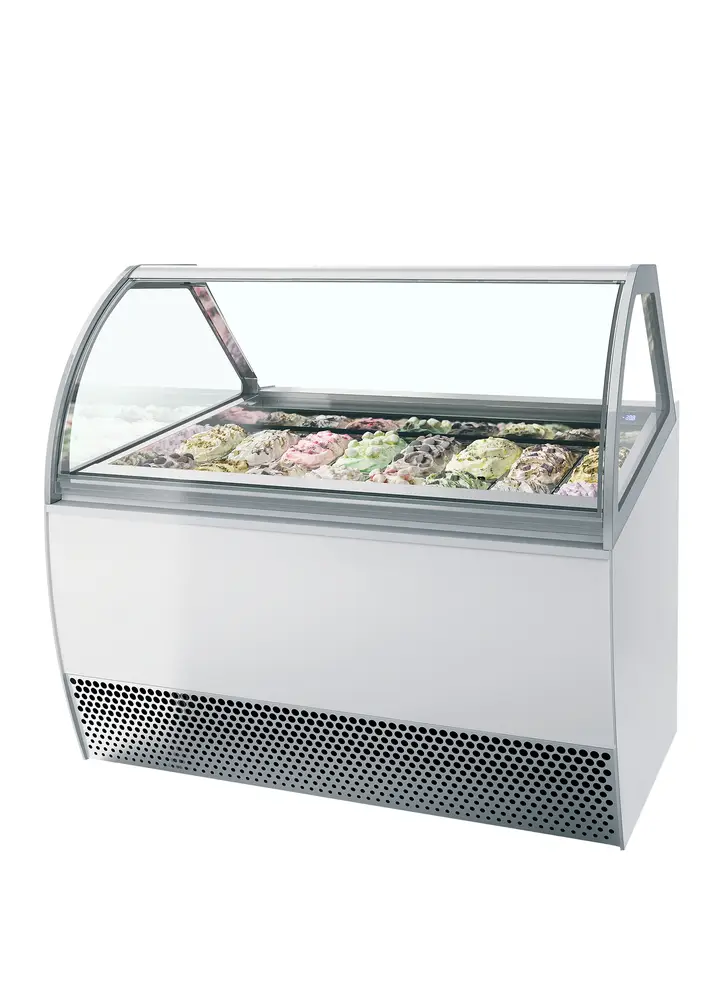 ISA MILLENNIUM LX16 Ventilated Scoop Ice Cream Display
