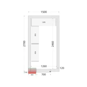 TEFCOLD Shelf Rack System Kit CRNF1527
