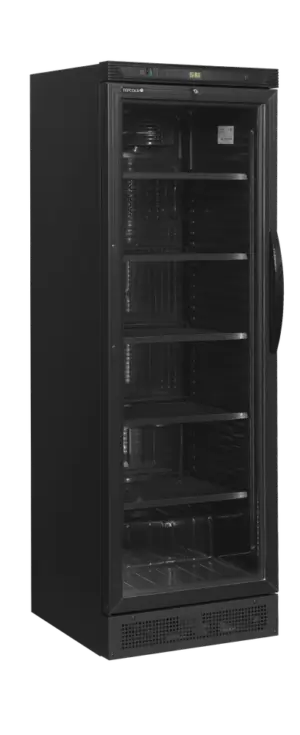 TEFCOLD CEV425 BLACK L/H Glass Door Merchandiser