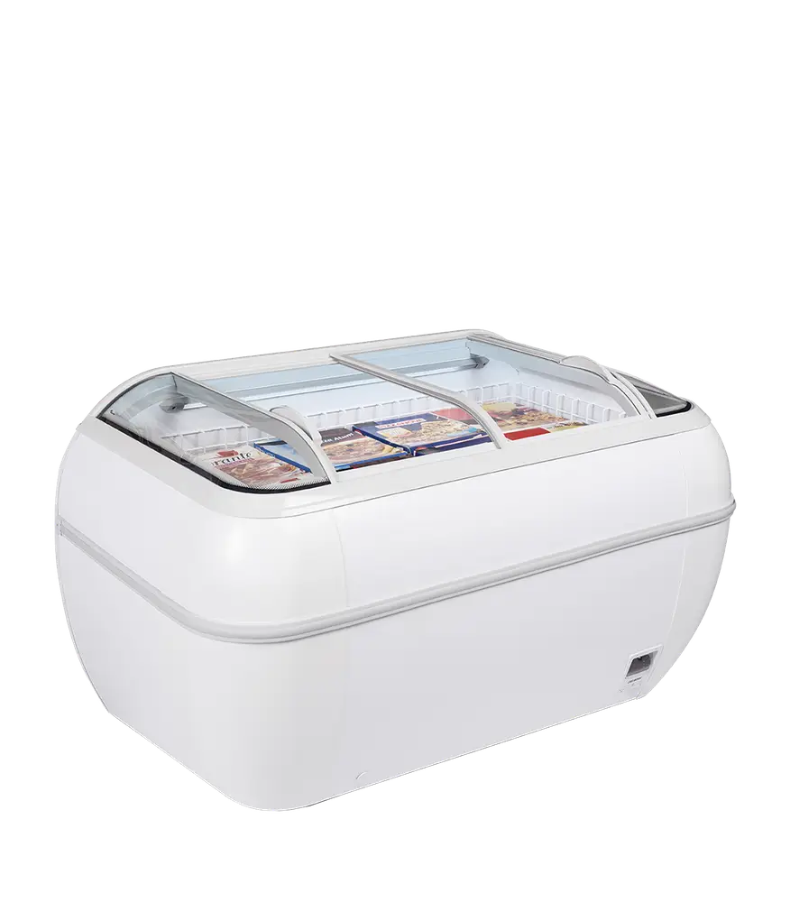 TEFCOLD DUPLA 2.2DE HC White High Vision Freezer