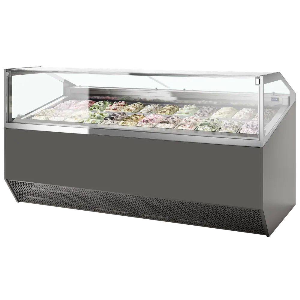 ISA SUPER CAPRI 24 Ventilated Scoop Ice Cream Display