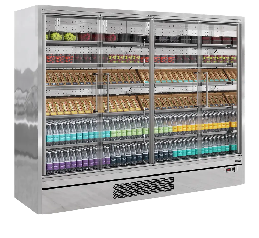 TEFCOLD Galaxy+ GP26FGD SS Multideck With Doors - Image 2