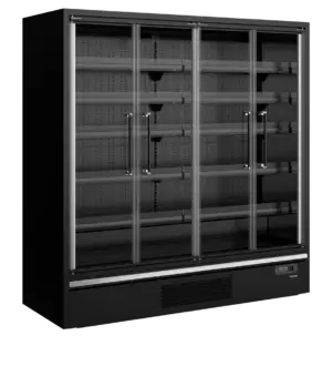 TEFCOLD Galaxy+ GP20FGD Black Multideck With Doors