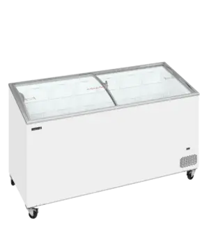 TEFCOLD IC502SCEB Sliding Curved Glass Lid Chest Freezer