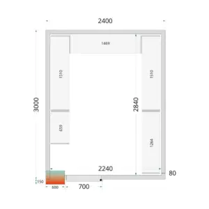 TEFCOLD Shelf Rack System Kit CRPF2430