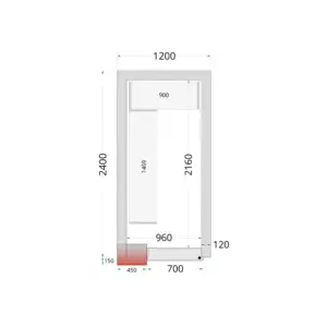 TEFCOLD Shelf Rack System Kit CRNF1224