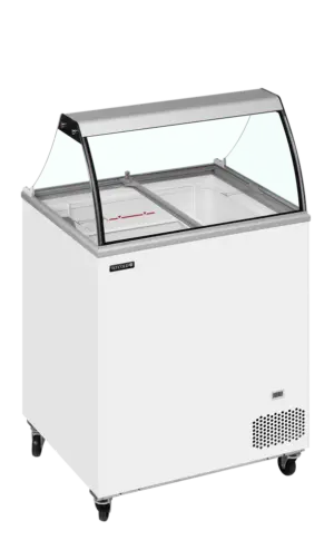 IC201SC + CANOPY Scoop Ice Cream Display w/Basket