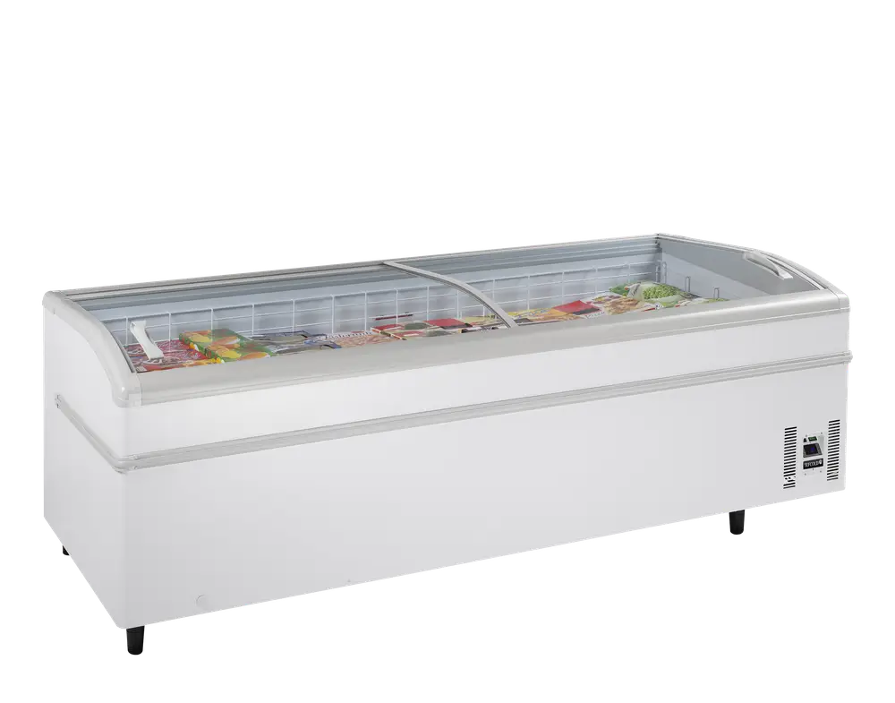 TEFCOLD SUPER 250DE White High Vision Supermarket Freezer