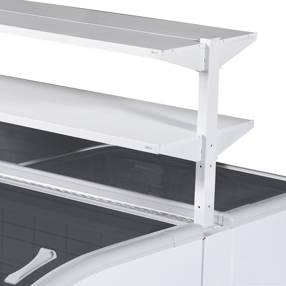 TEFCOLD SUPER 250DE White High Vision Supermarket Freezer - Image 3