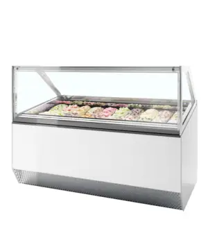 ISA MILLENNIUM ST20 Ventilated Scoop Ice Cream Display