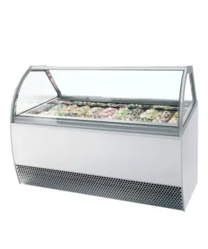 ISA MILLENNIUM LX20 Ventilated Scoop Ice Cream Display