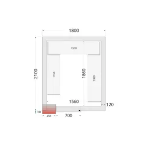 TEFCOLD Shelf Rack System Kit CRNF1821